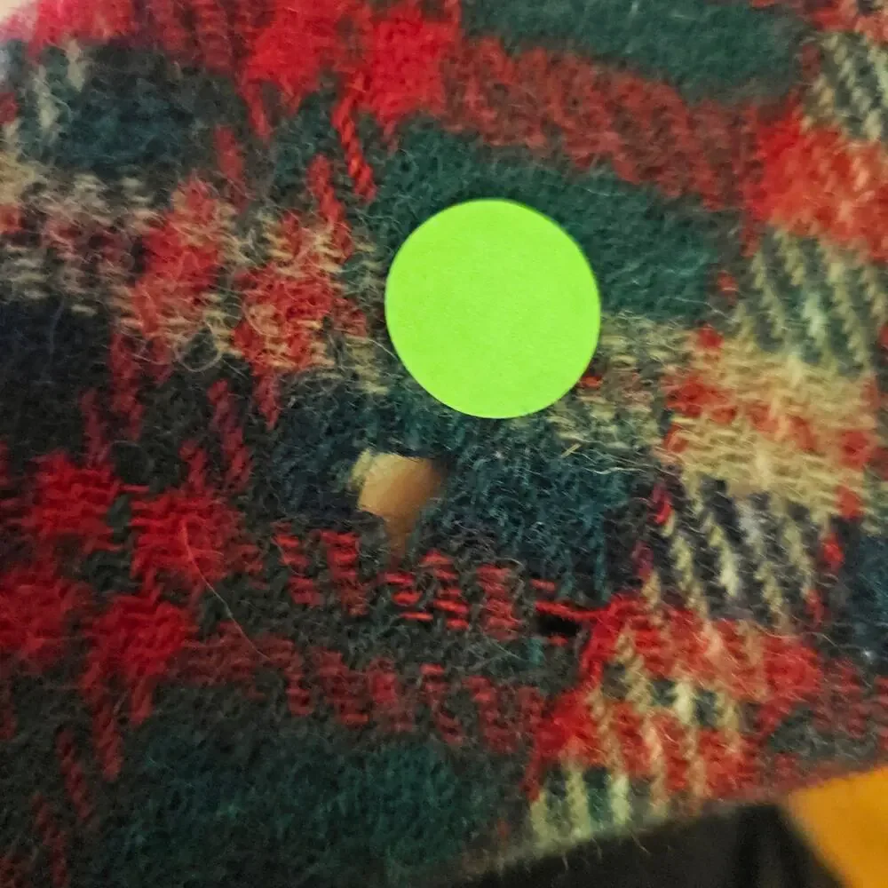 Pendleton Vintage 67×52 Virgin Wool RedPlaidTartan ThrowBlanket USA made FewFlaw